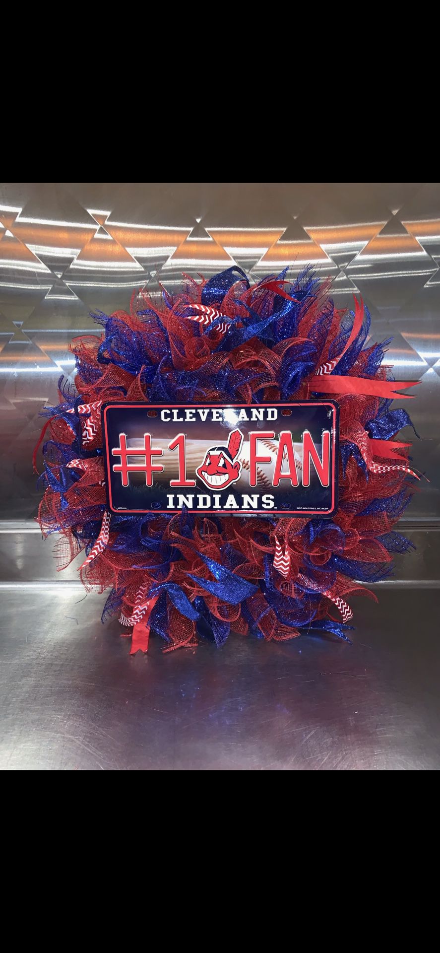 Cleveland Indians Wreath