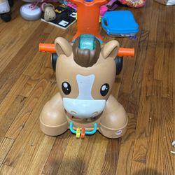 Fisher Price Horse Toy Push Toy Toddler Toy 
