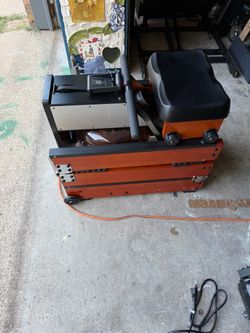 Folding water rower