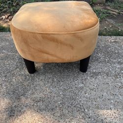 Velvet Foot Stool Ottoman