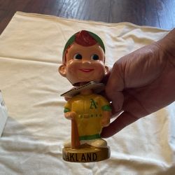 Vintage Oakland A Bobble head