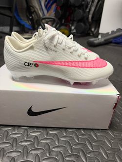 Nike mercurial Cr7 Sample Boots white and pink
