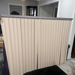 Fabric Vertical Blinds 70 1/2” Wide 