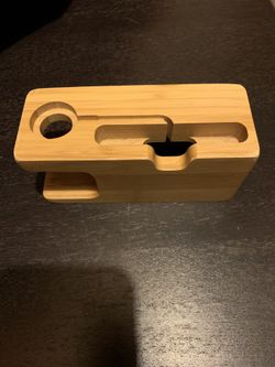 iPhone and Apple Watch charging dock