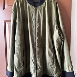 $50 5xl Reversible Bomber/Letterman Jacket