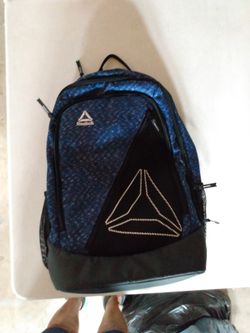 Back Pack Black/ Blue 