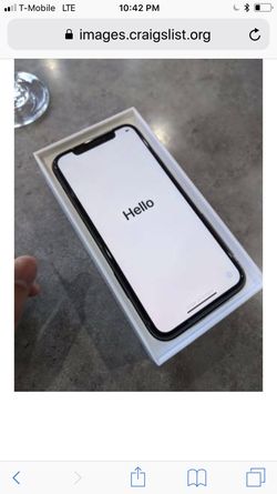 iPhone X 256gb grey AT&T