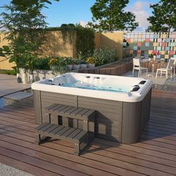 3 Person Outdoor Hydrotherapy Bathtub Hot Bath Tub Whirlpool SPA SYM6016 - 51 Jets 2HP