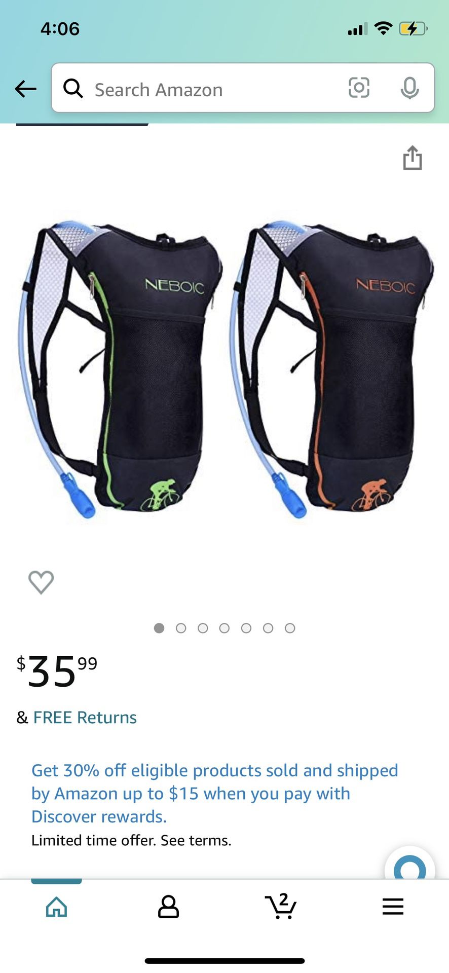 Water Backpack - With Carrying Case