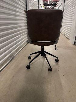 Modern Upholstered Leather & Fabric Office / Desk Chair