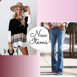 KANCAN JEANS & BOUTIQUE TOP (RETAIL TOTAL $129.98)