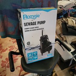 Sewage/ Sump Pump 3/4 Hp. Bomgie
