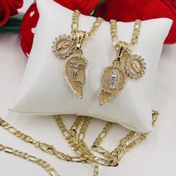 Corazón para parejas oró laminado 14k/14k gold plated heart for couples