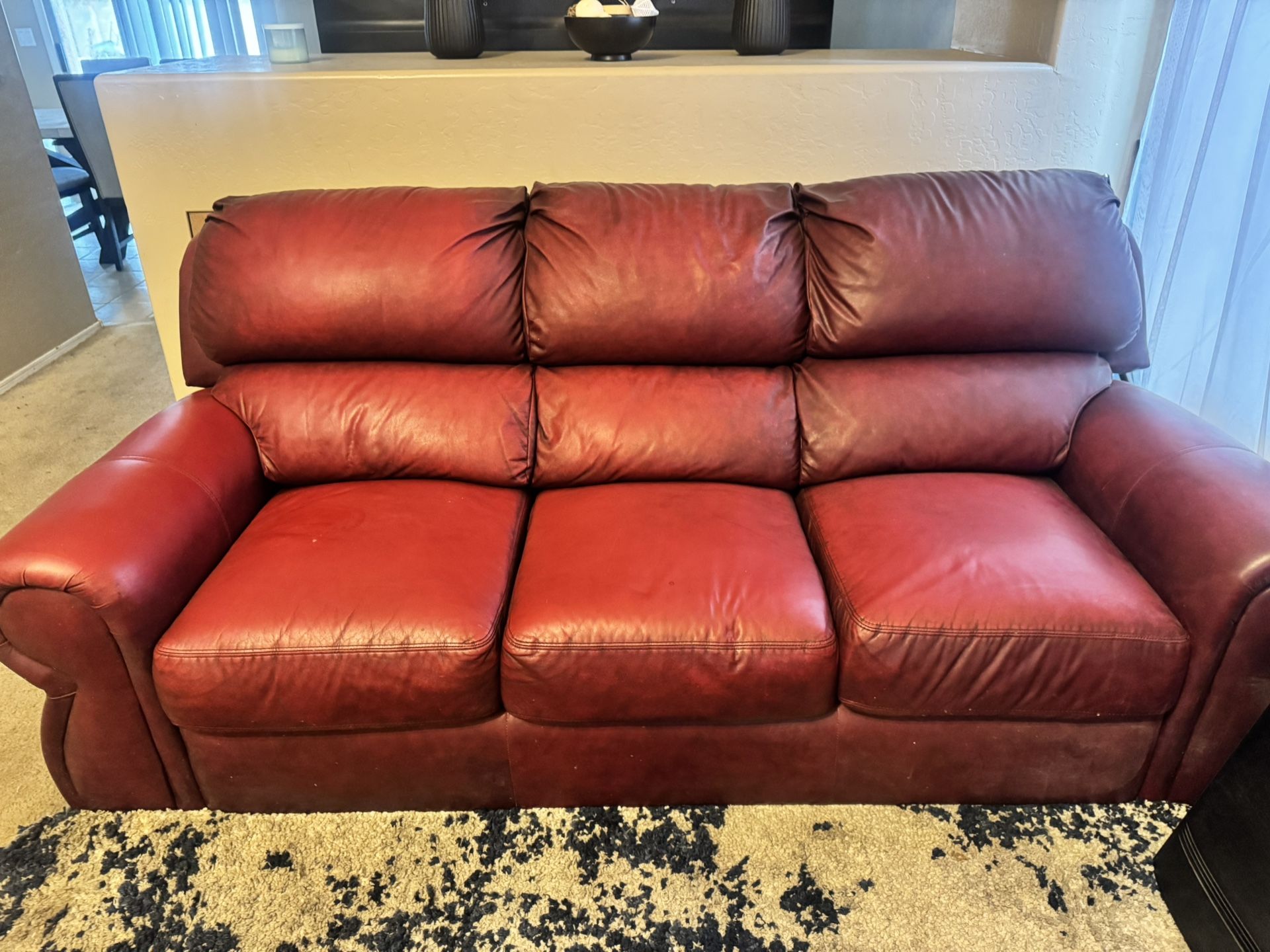 Red Couch! Moving Sale!