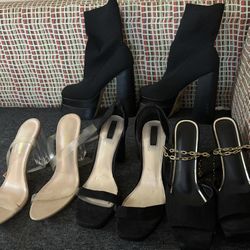 4Shoes Used Like New And One New Never Worn 