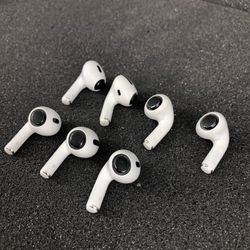 LOT OF 7 GENUINE AIRPODS PRO EARBUDS AS IS NO PAIRING