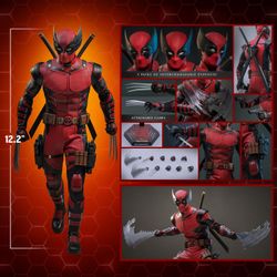Hot Toys MMS857 Wolverinepool Deadpool & Wolverine 1/6 Figure