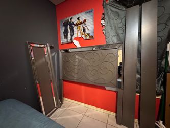 Full size bed frame and dresser