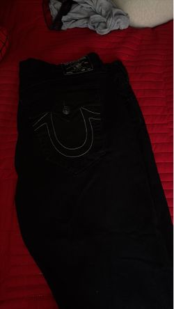 True religion black jeans  Ricky  relaxed straight fit