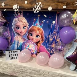 Frozen Party Backdrop