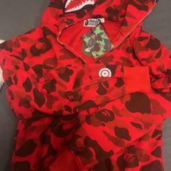 Red Bape Hoodie