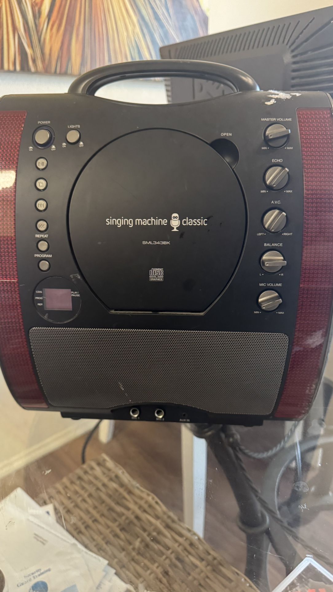 Karaoke, Machine Battery Operated $12