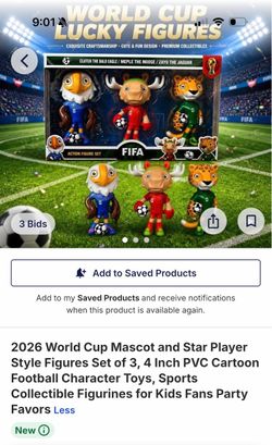 FIFA World Cup Lucky Figures 3-Pack Set