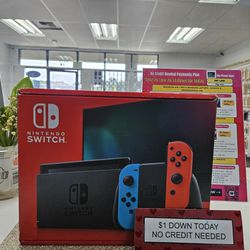 Nintendo Switch V2 Gaming Console New - PAY $1 To Take It Home - Pay the rest later