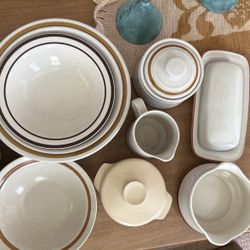 Vintage Japanese Stoneware Dishes