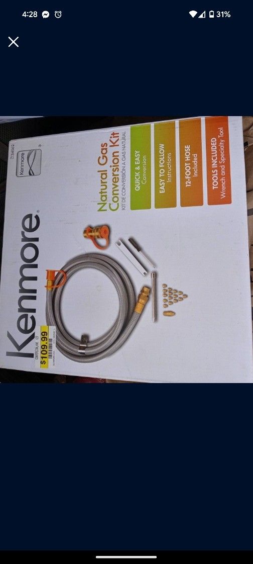 Kenmore Gas Converter Kit