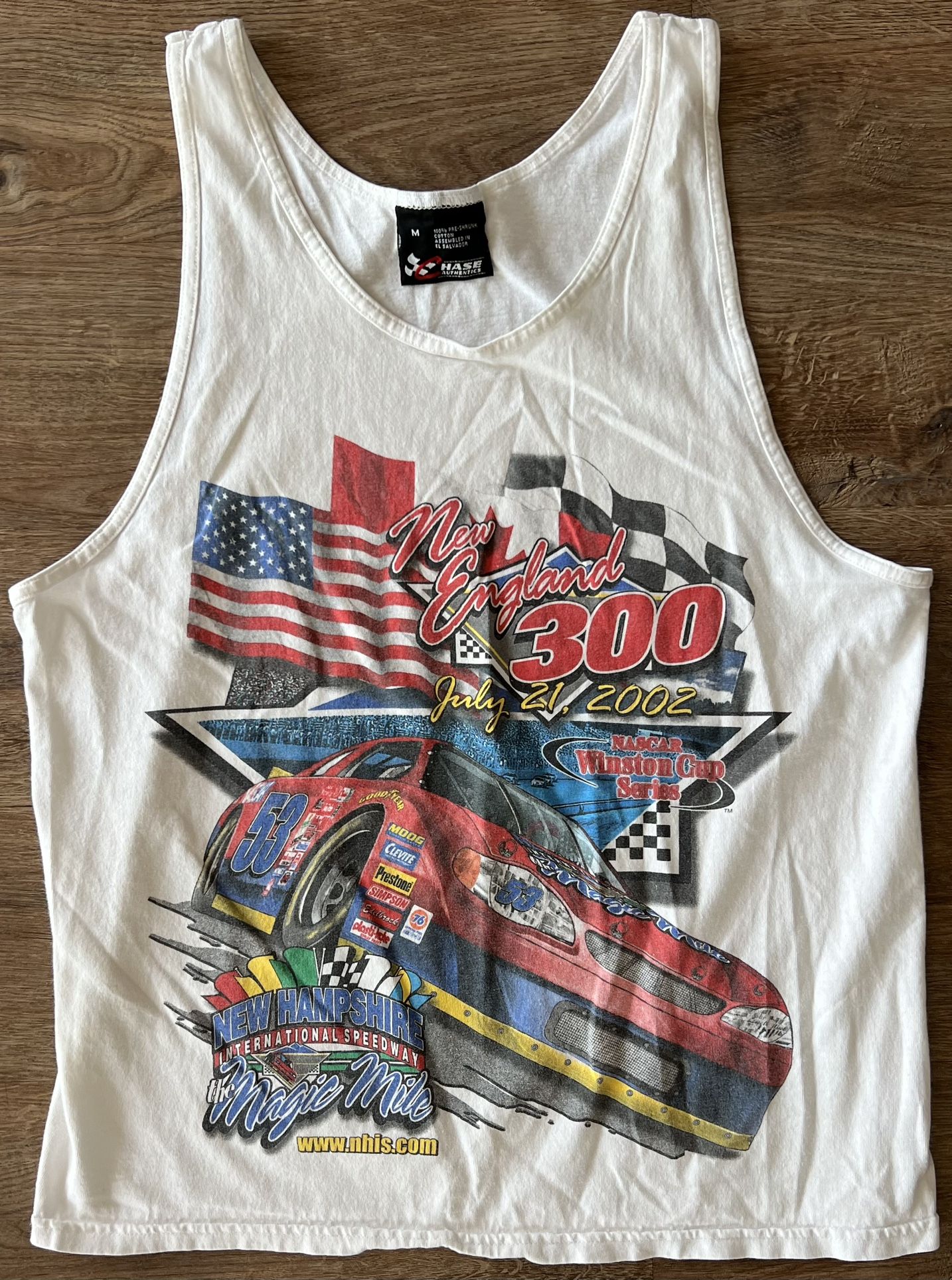 Vintage The Chase NASCAR Graphic Tank Top T-shirt