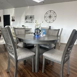 5pc Round Dining Table 