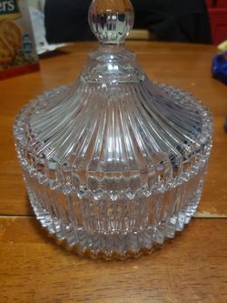 Crystal candy dish