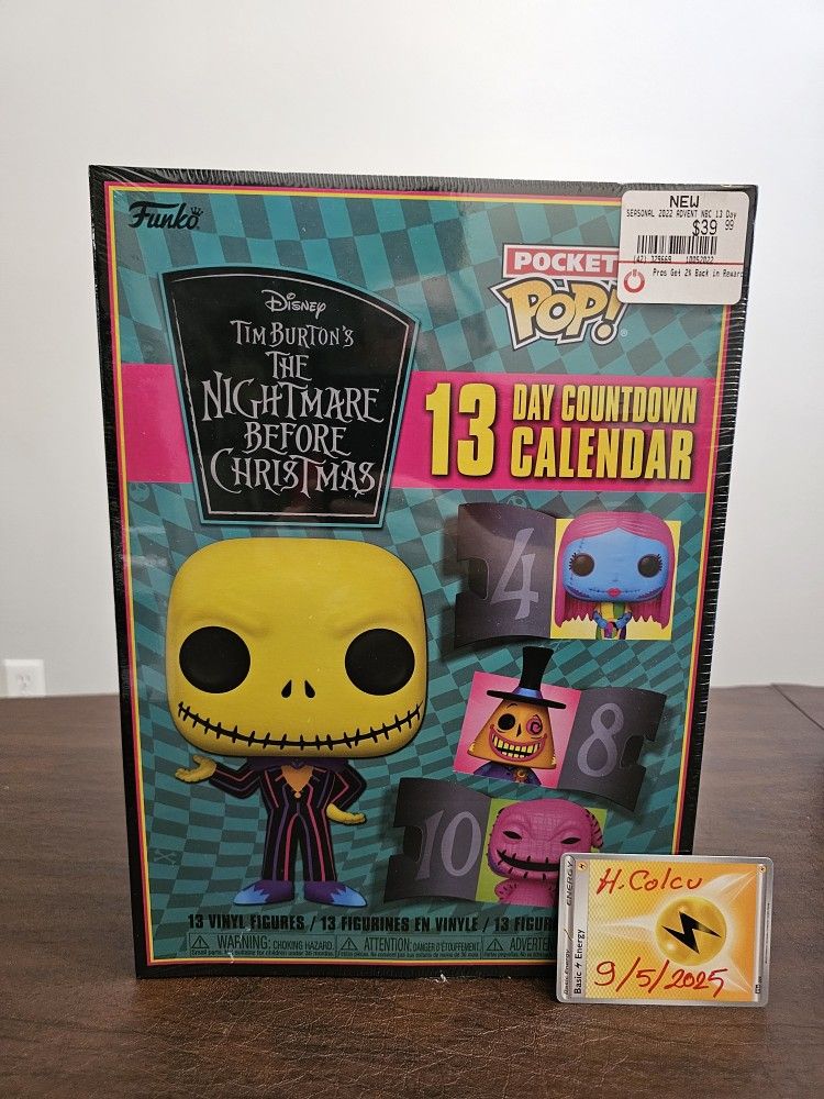 Funko Pocket Pop 13 Day Calender The Nightmare Before Christmas Blacklightfigures