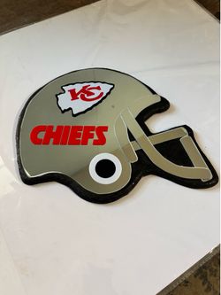 Chiefs Kansas City helmet on mirror design