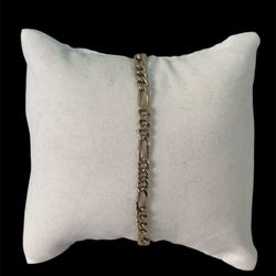 10kt Yellow Gold Figaro Link Bracelet 