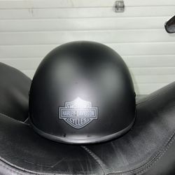 Harley-Davidson Curbside Sun Shield X06 Half Motorcycle Helmet - Black