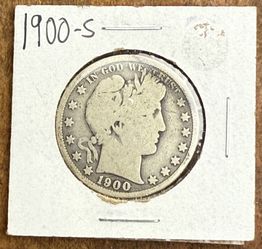 1900 Silver Barber Half Dollar