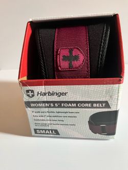 Harbinger 5" Foam Core Nylon Belt Women's Small, Merlot