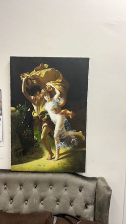 Hand-Painted Reproduction of “The Storm” by Pierre-Auguste Cot