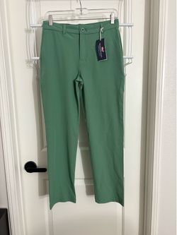 Vineyard Vines Boys Performance Breaker Pants Green Size 16