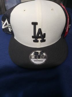 NEW ERA X ALPHA INDUSTRIES LOS ANGELES DODGERS 9FIFTY ONE SIZE ADJUSTABLE STRAP WITH ALPHA FLAG