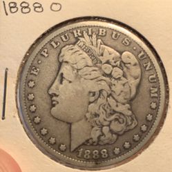 1888-O MORGAN SILVER DOLLAR 