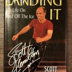 Olympic Figure Skating Gold Medalist Scott Hamilton signed 1st edition book 