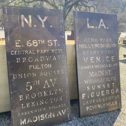 Two Large Canvas Art Print 