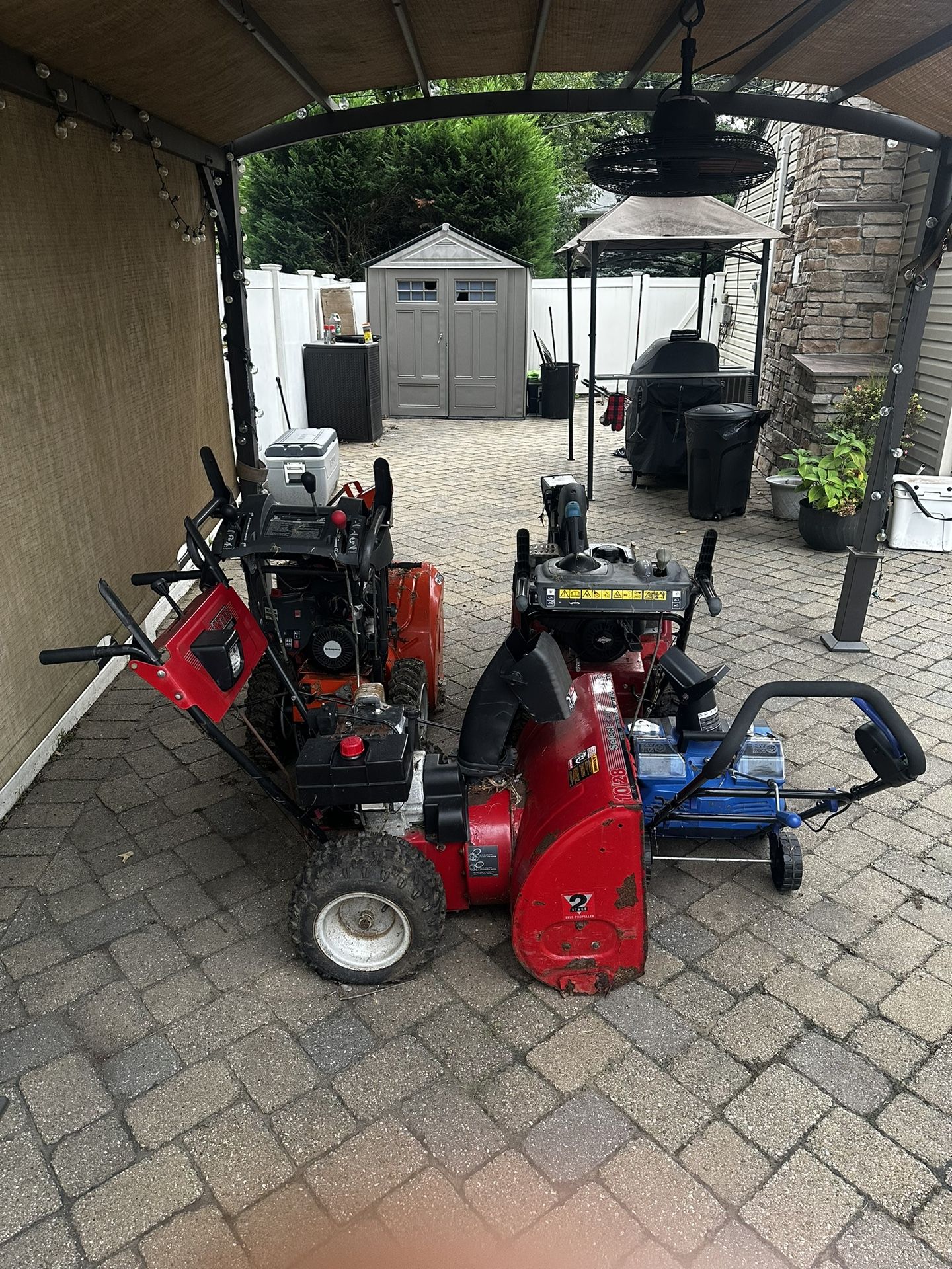 Snow Blowers For Sale Great Condition Sold Individual Or A Package Deal 