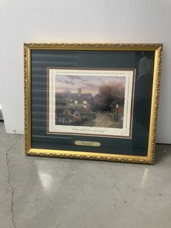 (2) Thomas Kinkade 14x14 Print W/COA