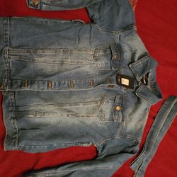 Women Oversized Denim Jacket Size Small