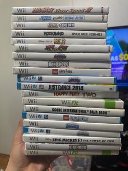Wii and Wii U game lot $20 for all