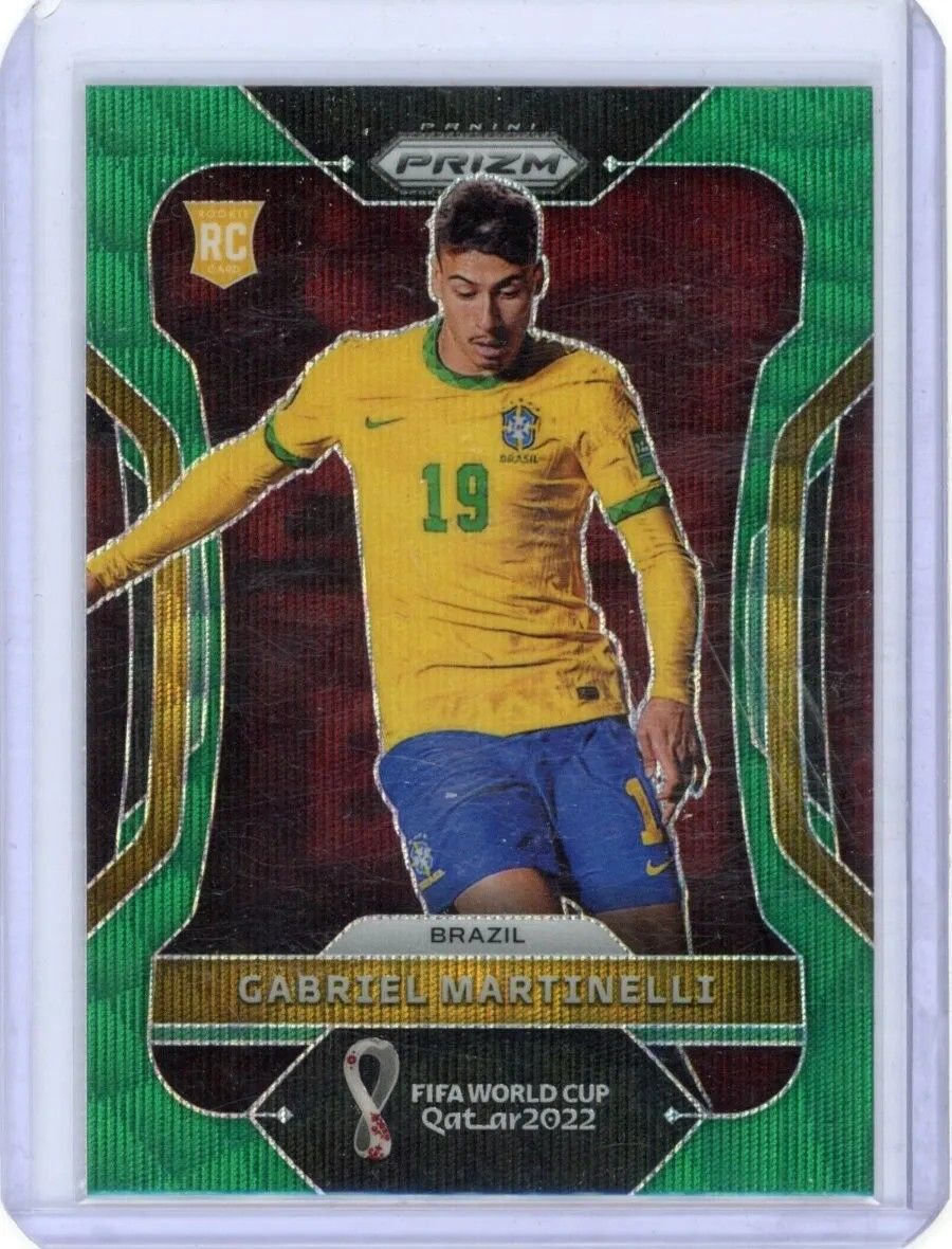 Gabriel Martinelli Rookie Green Prizm